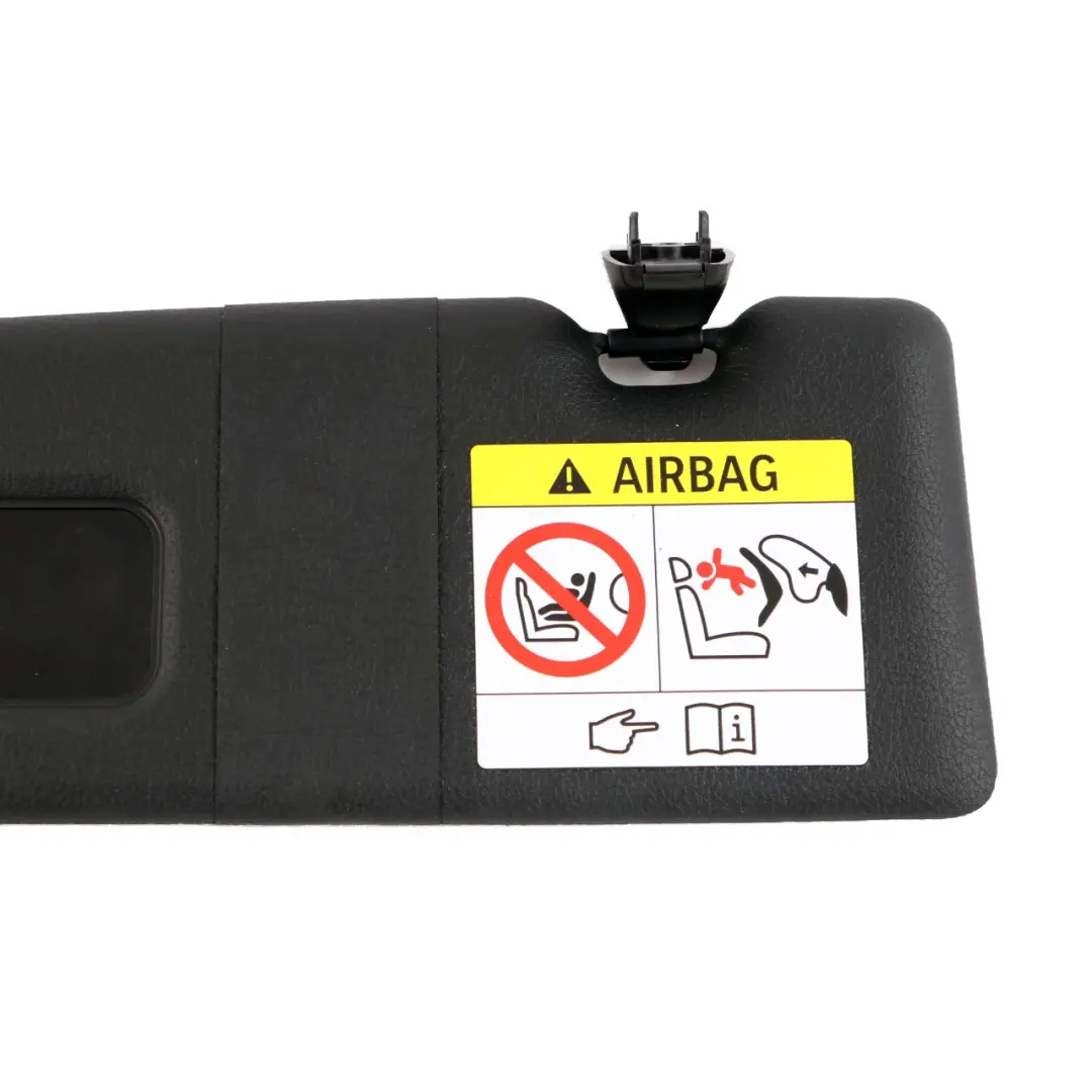 Sun Visor With Mirror Left N/S Schwarz Black to BMW F20 F21 LCI with Part number 8067893 BMW F20 F21 LCI Sun Visor With Mirror Left N/S Schwarz Black - SKU 8067893-2 - Part number 8067893