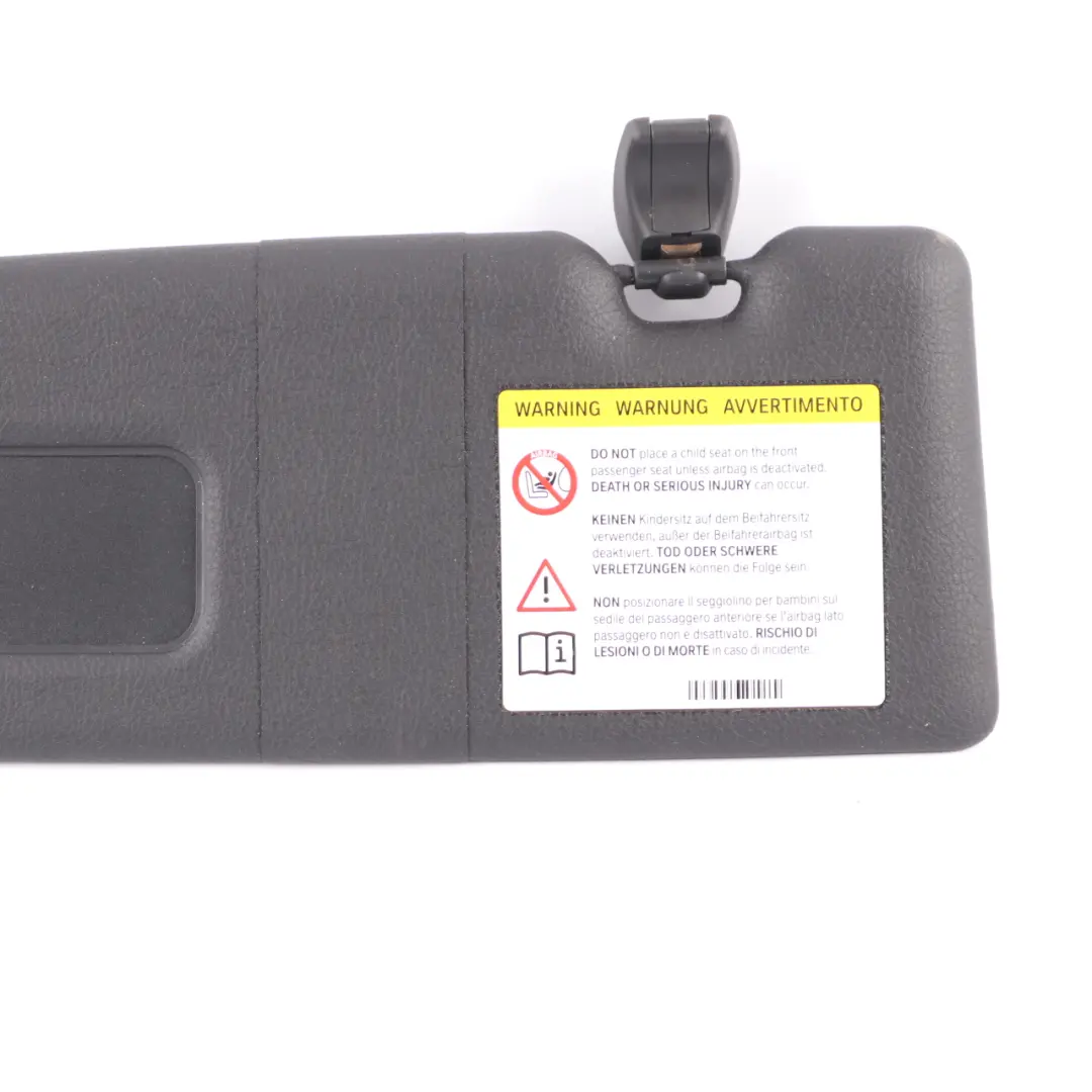 BMW F20 F21 LCI Visiera parasole con specchio sinistra Schwarz Nero - SKU 8067893-2 - Numero di parte 8067893