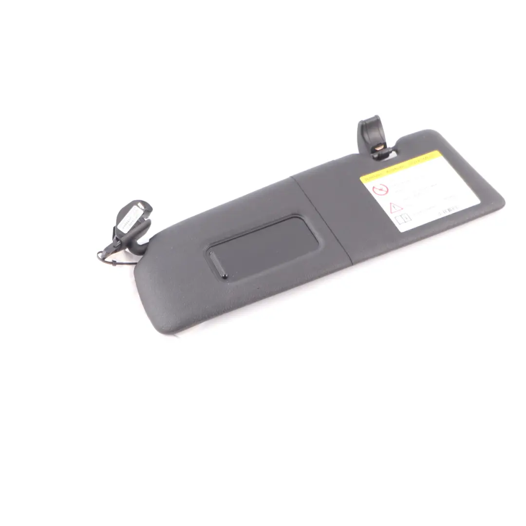 BMW F20 F21 LCI Sun Visor With Mirror Left N/S Schwarz Black - SKU 8067893-2 - Part number 8067893