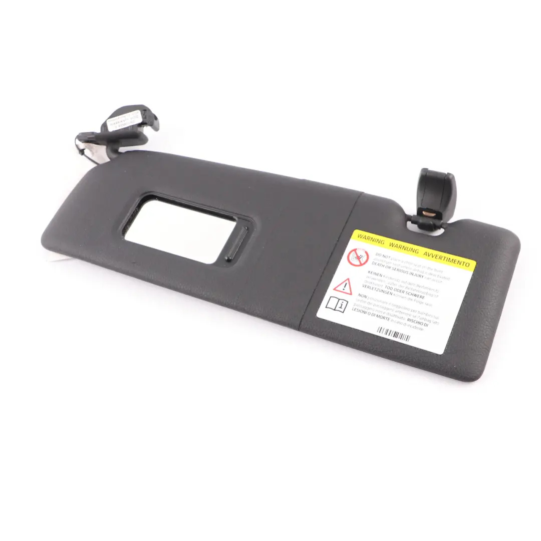 BMW F20 F21 LCI Sun Visor With Mirror Left N/S Schwarz Black - SKU 8067893-2 - Part number 8067893
