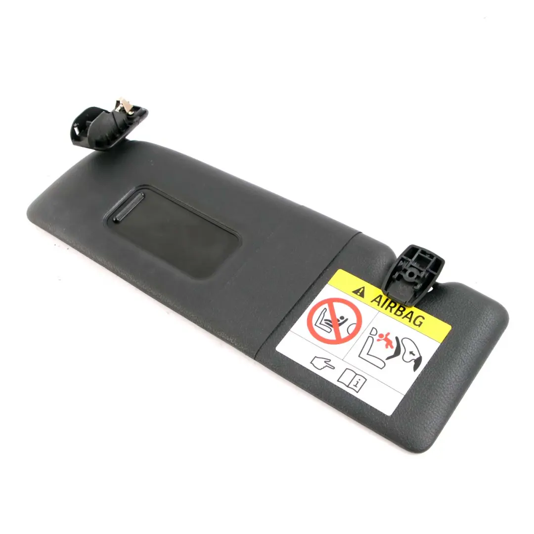 Sun Visor With Mirror Left N/S Schwarz Black to BMW F20 F21 LCI with Part number 8067893 BMW F20 F21 LCI Sun Visor With Mirror Left N/S Schwarz Black - SKU 8067893 - Part number 8067893