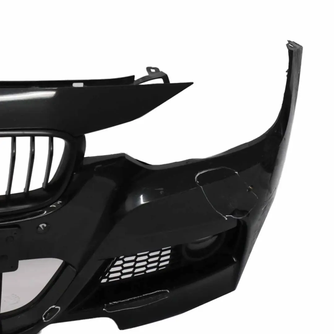 BMW F30 F31 Zderzak Przedni Przód Black Sapphire - SKU 8067928-BS - Numer Części 7429711