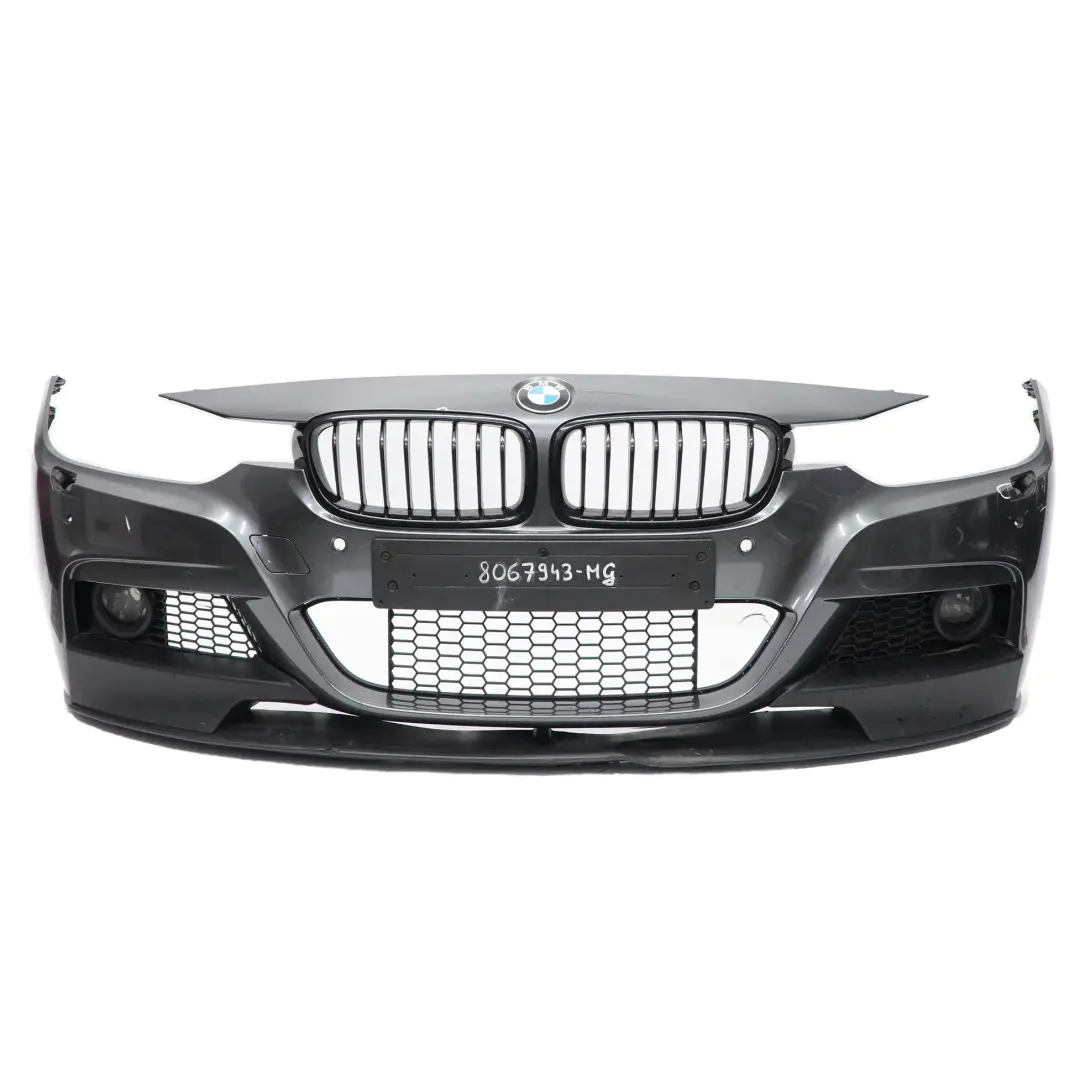 BMW F30 F31 Front Bumper M Sport Trim Panel Mineralgrau Mineral Grey - B39 - SKU 8055820-MG1 - Part number 8055820
