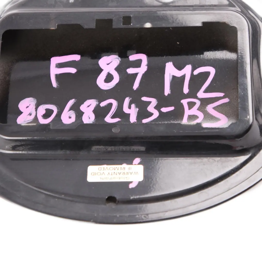 Fill In Flap Filler Cap Black Sapphire Metallic 475 to BMW F87 M2 Fuel Cover with Part number 8068243 BMW F87 M2 Fuel Cover Fill In Flap Filler Cap Black Sapphire Metallic 475 - SKU 8068243-BS - Part number 8068243