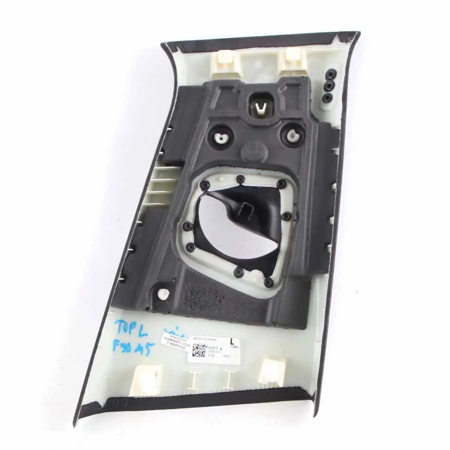 B-Pillar Cover Left N/S Column Trim Upper Alcantara to BMW G30 with Part number 8068525 BMW G30 B-Pillar Cover Left N/S Column Trim Upper Alcantara - SKU 8068525 - Part number 8068525