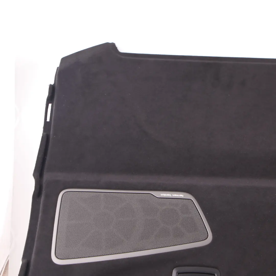 Parcel Shelf BMW F90 M5 G30 Boot Trunk Luggage Compartment Alcantara to with Part number 8068538 Parcel Shelf BMW F90 M5 G30 Boot Trunk Luggage Compartment Alcantara - SKU 8068538 - Part number 8068538