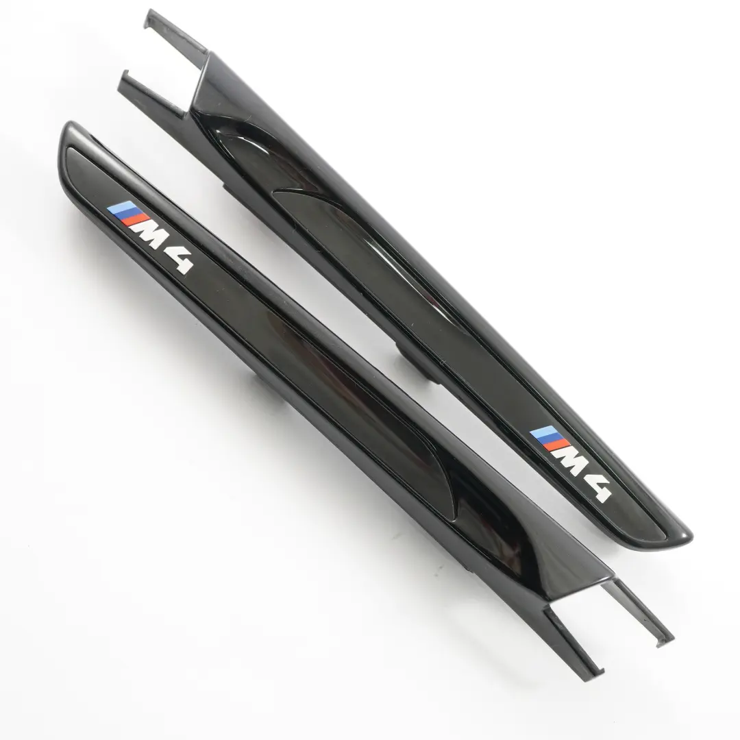 Ensemble de moulures d'ailes extérieures gauche droite pour BMW F83 M4 Competition à propos du numéro de pièce 8068585 BMW F83 M4 Competition Ensemble de moulures d'ailes extérieures gauche droite - SKU 8068585 - Numéro de pièce 8068585