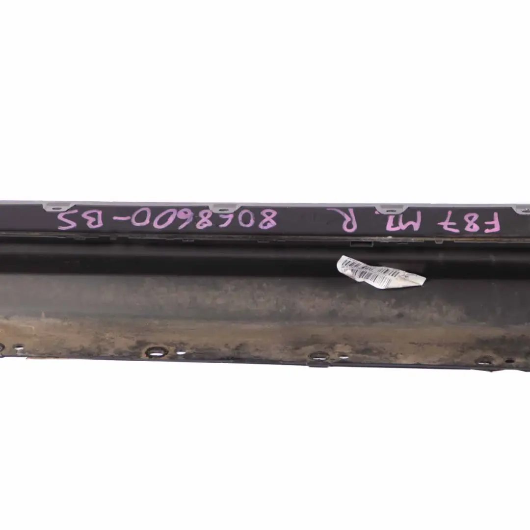  Side Skirt BMW F87 M2 Coupe Sill Strip Right O/S Black Sapphire Metallic - 475 - SKU 8068600-BS - Part number 8068599