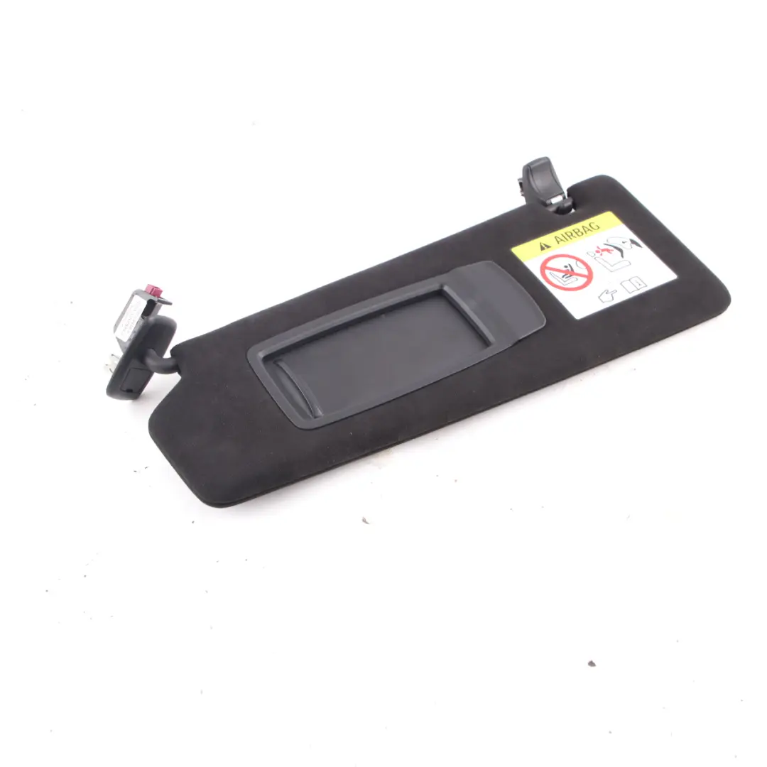 Sun Visor Left N/S Illuminated Mirror Alcantara to BMW G30 with Part number 8068841 BMW G30 Sun Visor Left N/S Illuminated Mirror Alcantara - SKU 8068841 - Part number 8068841