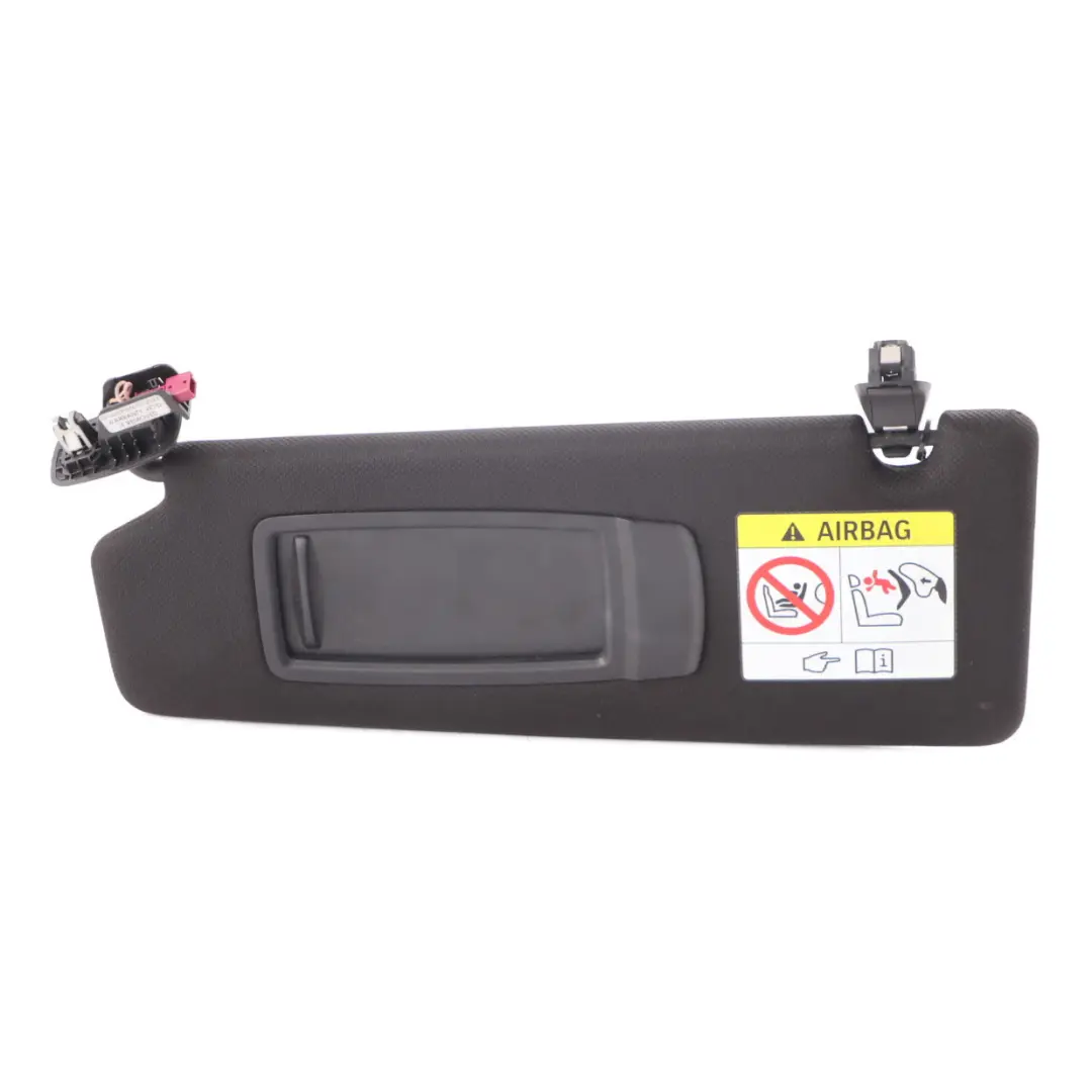 BMW G30 Visiera parasole con etichetta specchio sinistro nero antracite - SKU 8068867 - Numero di parte 8068867