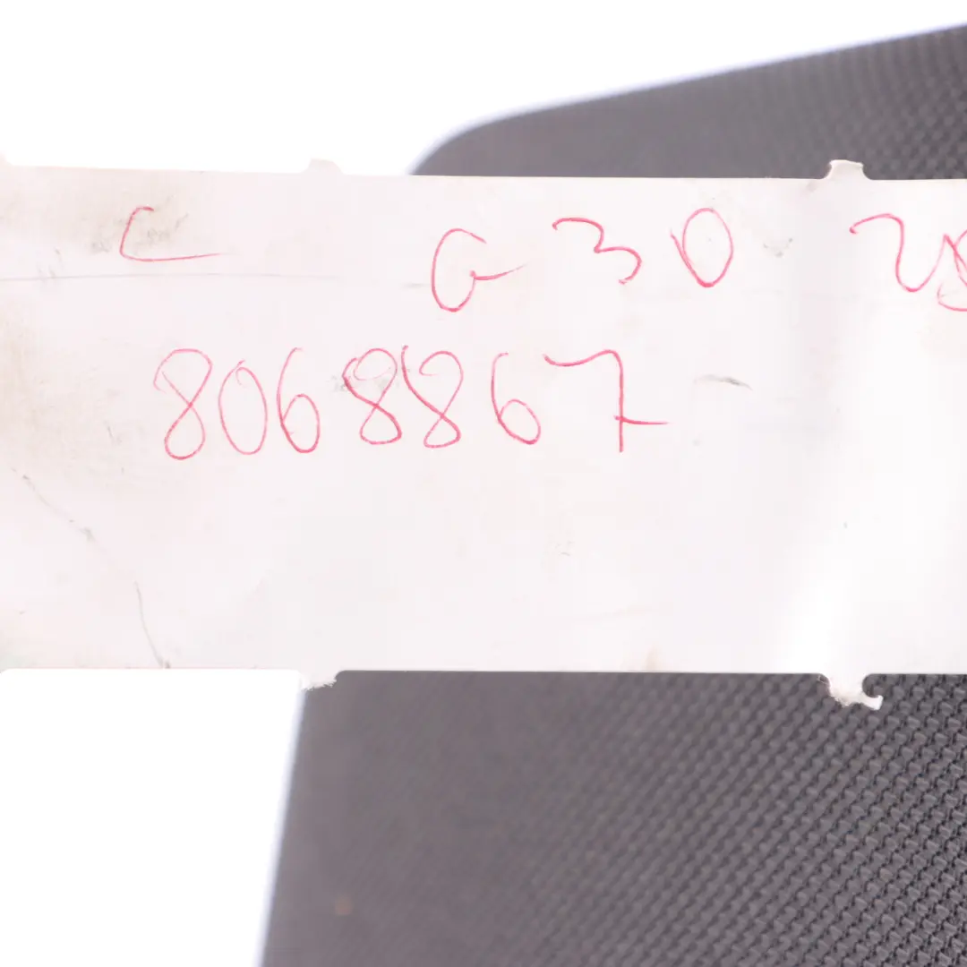 BMW G30 Sonnenblende mit Label Spiegel links Anthrazit Schwarz - SKU 8068867 - Teilenummer 8068867