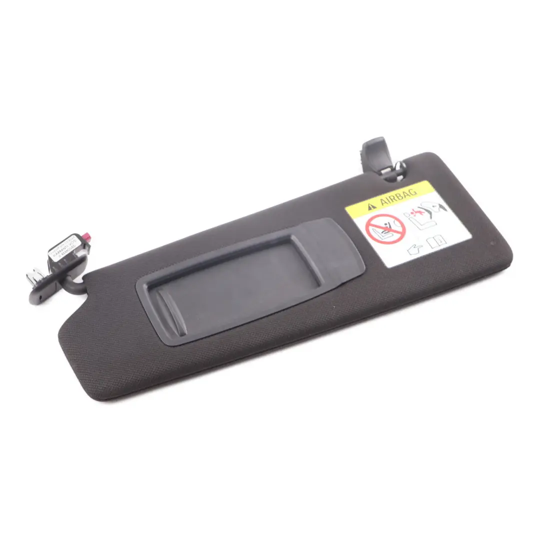 Parasol Con Etiqueta Espejo Izquierdo N/S Negro Antracita para BMW G30 con número de pieza 8068867 BMW G30 Parasol Con Etiqueta Espejo Izquierdo N/S Negro Antracita - SKU 8068867 - Número de pieza 8068867