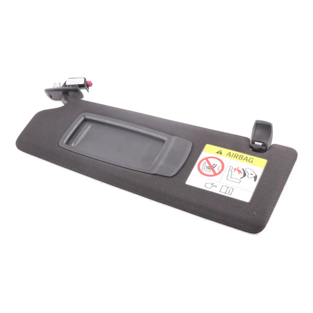 Pare soleil Avec Etiquette Miroir Gauche Anthracite Noir pour BMW G30 à propos du numéro de pièce 8068867 BMW G30 Pare soleil Avec Etiquette Miroir Gauche Anthracite Noir - SKU 8068867 - Numéro de pièce 8068867