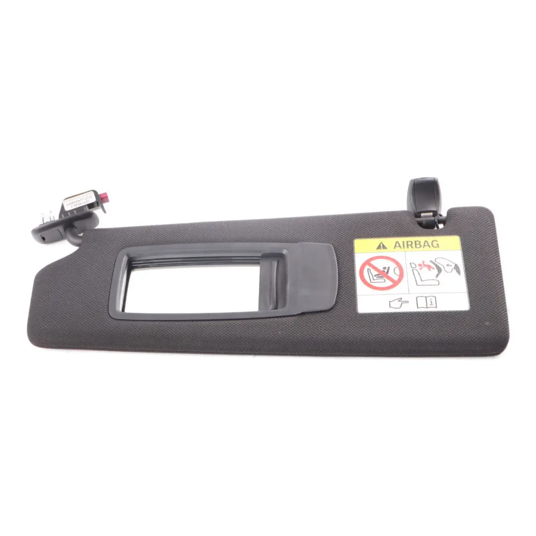 Pare soleil Avec Etiquette Miroir Gauche Anthracite Noir pour BMW G30 à propos du numéro de pièce 8068867 BMW G30 Pare soleil Avec Etiquette Miroir Gauche Anthracite Noir - SKU 8068867 - Numéro de pièce 8068867