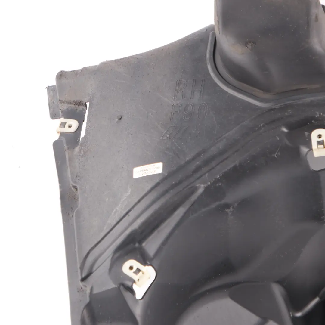 Underbody Panelling Trim Panel Cover Rear Right O/S to BMW F90 M5 with Part number 8070398 BMW F90 M5 Underbody Panelling Trim Panel Cover Rear Right O/S - SKU 8070398 - Part number 8070398