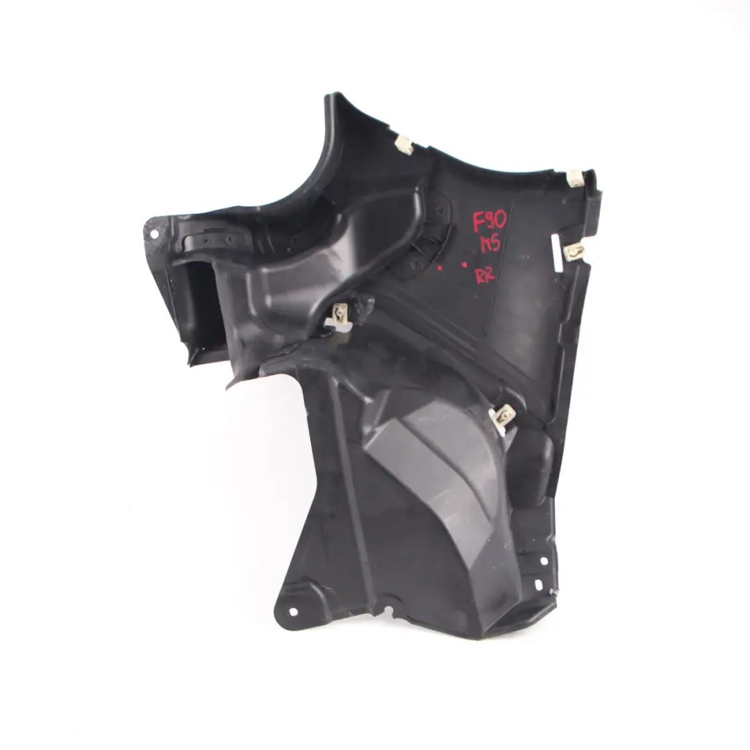 Underbody Panelling Trim Panel Cover Rear Right O/S to BMW F90 M5 with Part number 8070398 BMW F90 M5 Underbody Panelling Trim Panel Cover Rear Right O/S - SKU 8070398 - Part number 8070398