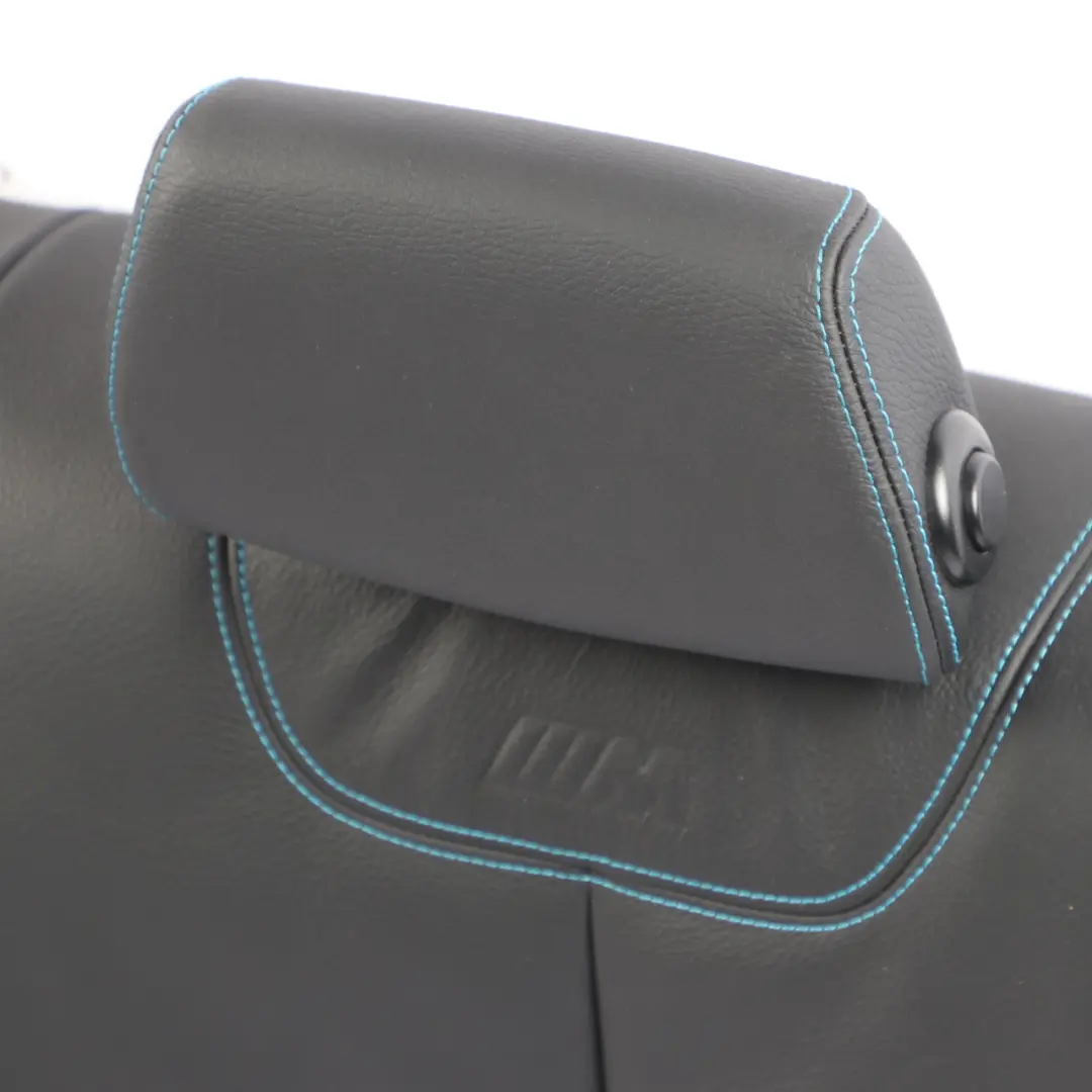 Couvre dossier du siège arrière gauche Tissu Cuir Noir Bleu pour BMW F87 M2 à propos du numéro de pièce 8070929 BMW F87 M2 Couvre dossier du siège arrière gauche Tissu Cuir Noir Bleu - SKU 8070929 - Numéro de pièce 8070929