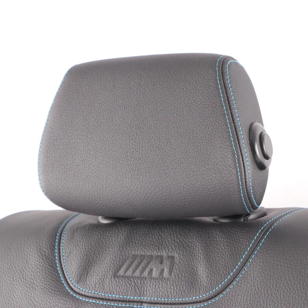 Couvre dossier du siège arrière droit Tissu Cuir Noir Bleu pour BMW F87 M2 à propos du numéro de pièce 8070930 BMW F87 M2 Couvre dossier du siège arrière droit Tissu Cuir Noir Bleu - SKU 8070930 - Numéro de pièce 8070930