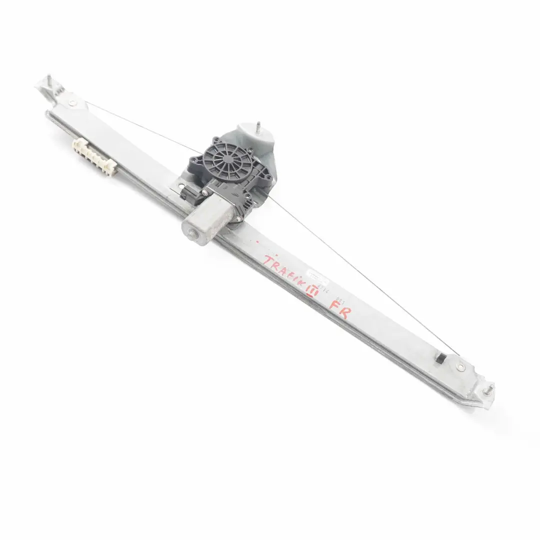 Window Lifter Front Door Right O/S Regulator Motor to Renault Trafic III with Part number 807207538R Renault Trafic III Window Lifter Front Door Right O/S Regulator Motor - SKU 807207538R - Part number 807207538R