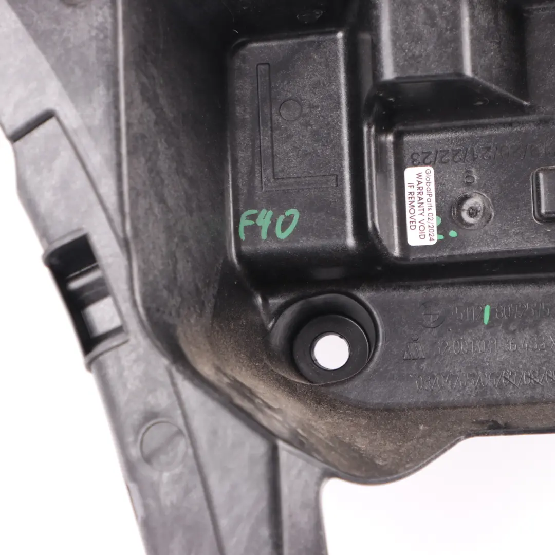 BMW F40 M Sport Support Montage Parechocs Arrière Support Guidage Gauche - SKU 8072575 - Numéro de pièce 8072575