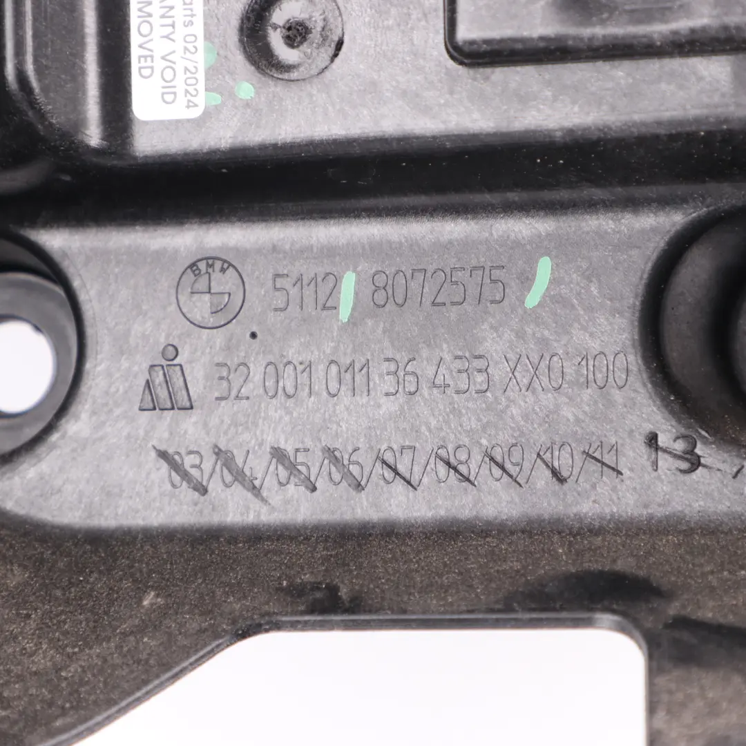 BMW X3 F25 Hintere Stoßstangenhalterung Führungsträger Links 7338763 - SKU 8072575 - Teilenummer 8072575