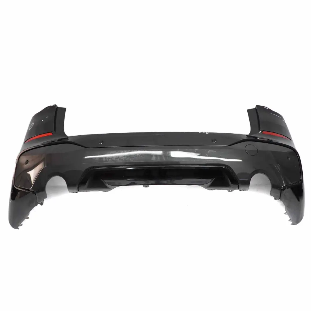 Bumper M Sport Trim Panel PDC Black Sapphire Metallic - 475 to BMW X1 F48 Rear with Part number 8072774 BMW X1 F48 Rear Bumper M Sport Trim Panel PDC Black Sapphire Metallic - 475 - SKU 8072774-BS1 - Part number 8072774