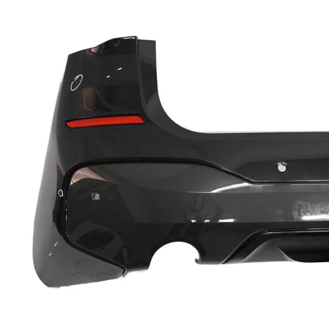 Bumper M Sport Trim Panel PDC Black Sapphire Metallic - 475 to BMW X1 F48 Rear with Part number 8072774 BMW X1 F48 Rear Bumper M Sport Trim Panel PDC Black Sapphire Metallic - 475 - SKU 8072774-BS1 - Part number 8072774
