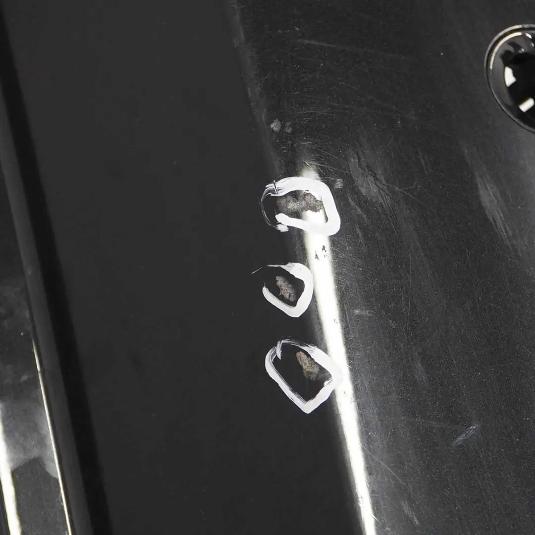 Bumper M Sport Trim Panel PDC Black Sapphire Metallic - 475 to BMW X1 F48 Rear with Part number 8072774 BMW X1 F48 Rear Bumper M Sport Trim Panel PDC Black Sapphire Metallic - 475 - SKU 8072774-BS1 - Part number 8072774