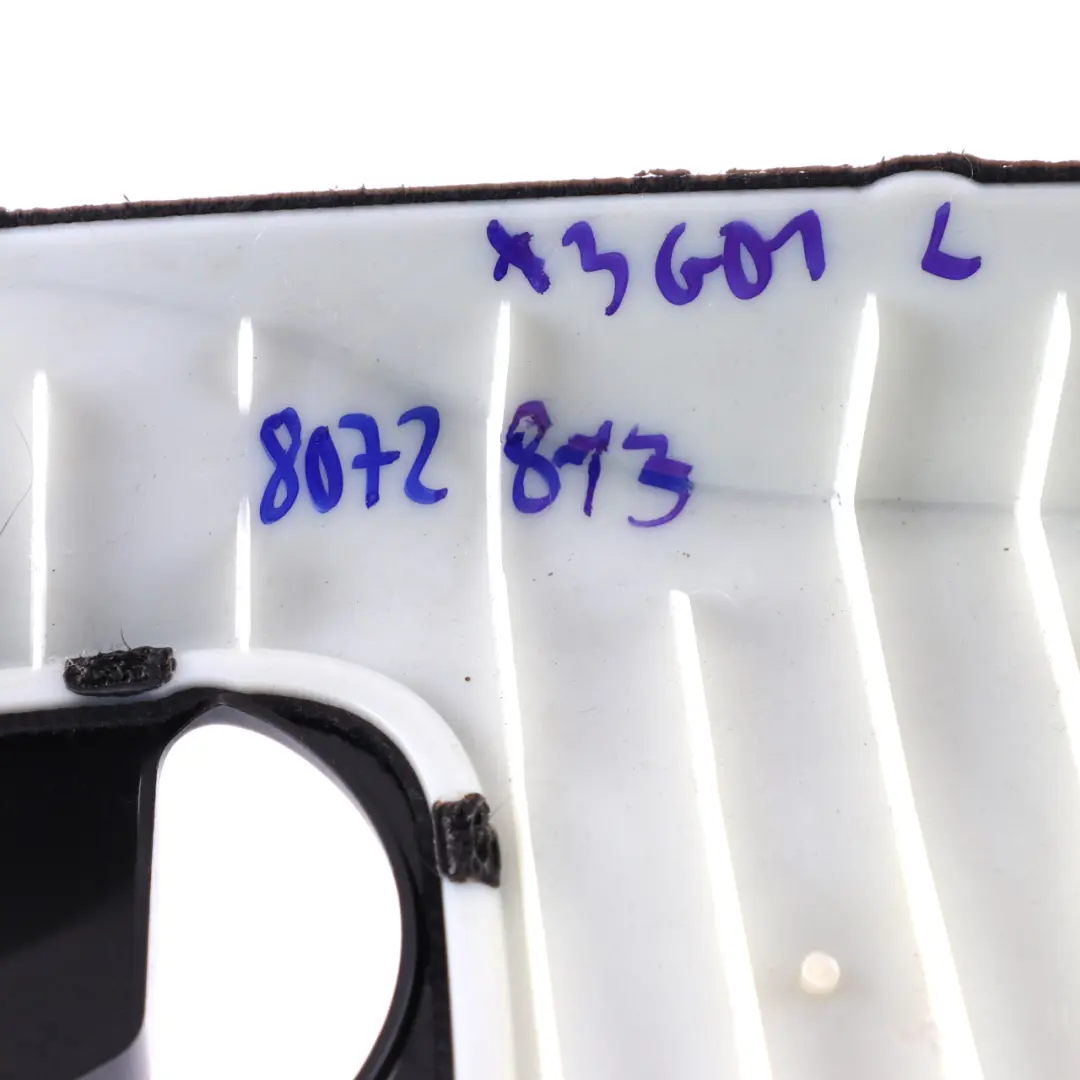BMW X3 G01 Cover Trim Panel Pillar Upper Column B Left N/S Anthrazit - SKU 8072813 - Part number 8072813