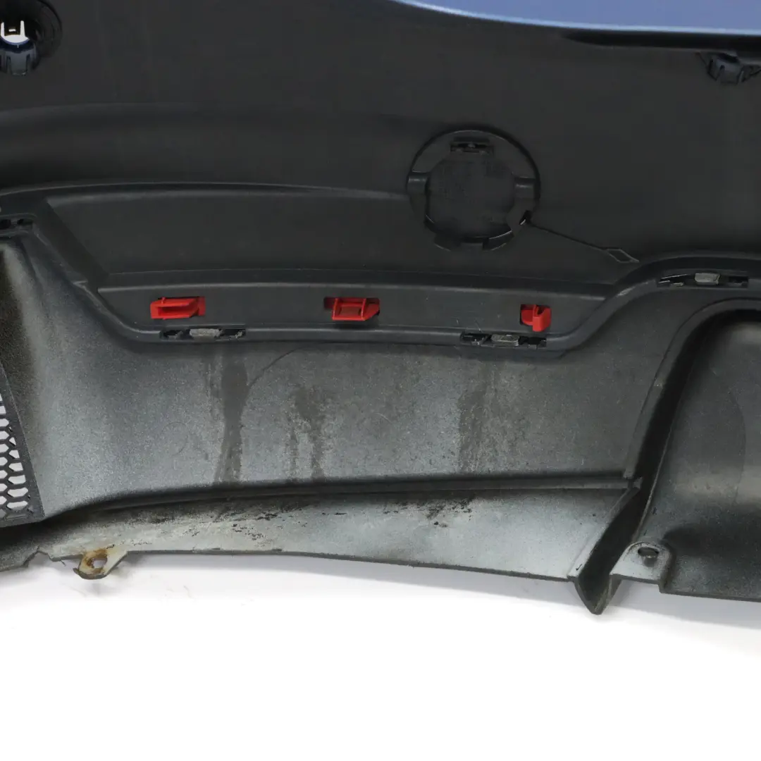 Bumper M Sport Trim Panel Cover PDC Estorilblau Estoril Blue - B45 to BMW F36 Rear with Part number 8073080 BMW F36 Rear Bumper M Sport Trim Panel Cover PDC Estorilblau Estoril Blue - B45 - SKU 8073080-EB - Part number 8073080