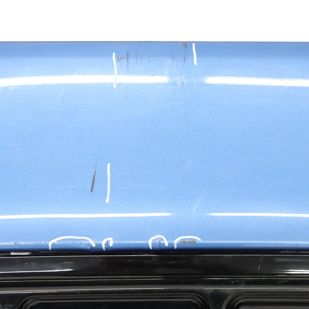 Bumper M Sport Trim Panel Cover PDC Estorilblau Estoril Blue - B45 to BMW F36 Rear with Part number 8073080 BMW F36 Rear Bumper M Sport Trim Panel Cover PDC Estorilblau Estoril Blue - B45 - SKU 8073080-EB - Part number 8073080