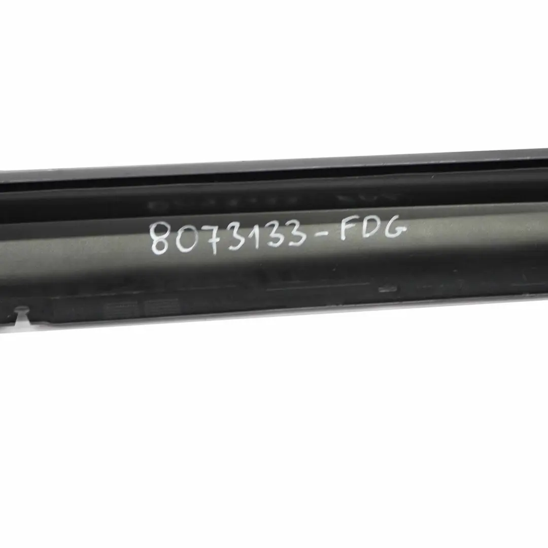 Seitenschwellerleiste links G30 Frozen Dunkelgrau II Metallic P79 für BMW F90 M5 mit Teilenummer 8073133 BMW F90 M5 Seitenschwellerleiste links G30 Frozen Dunkelgrau II Metallic P79 - SKU 8073133-FDG - Teilenummer 8073133