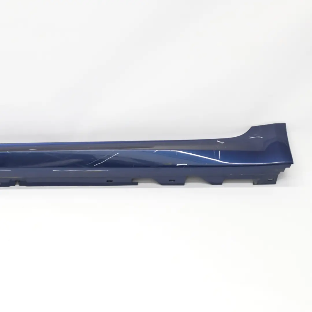BMW G30 F90 M5 Seitenschwellerleiste links Mediterran Blau Metallic - C10 - SKU 8073133-MED - Teilenummer 8073133