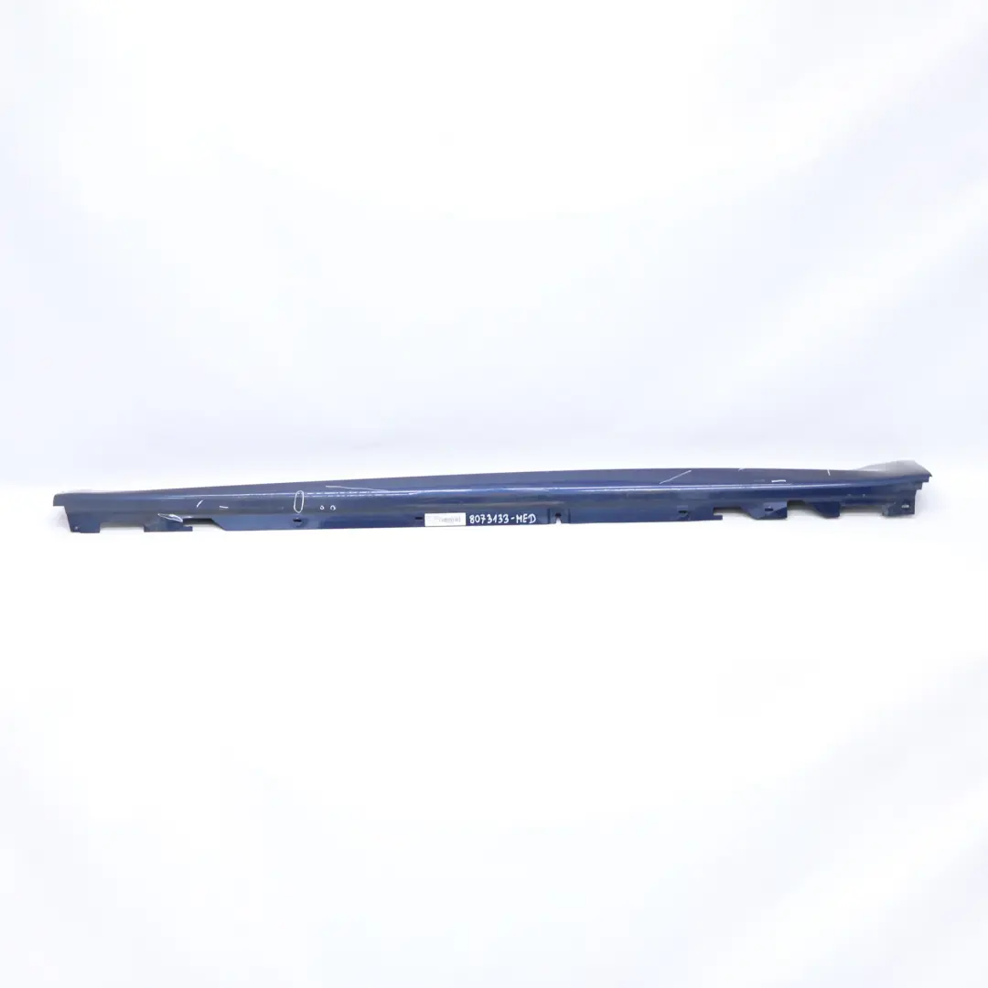 BMW G30 F90 M5 Seitenschwellerleiste links Mediterran Blau Metallic - C10 - SKU 8073133-MED - Teilenummer 8073133