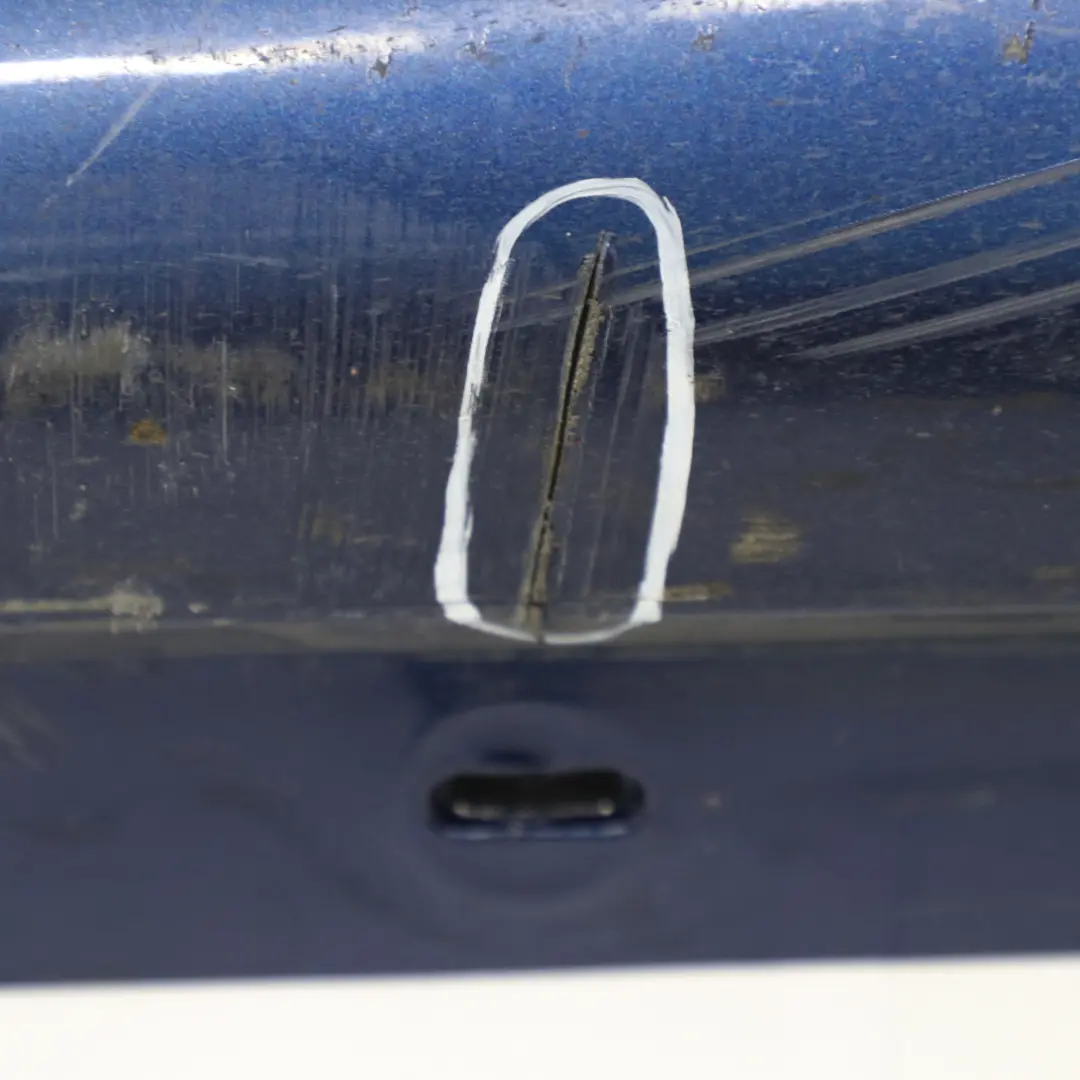 Side Skirt Sill Strip Left N/S Mediterranean Blue Metallic - C10 BMW G30 F90 M5 - SKU 8073133-MED - Part number 8073133