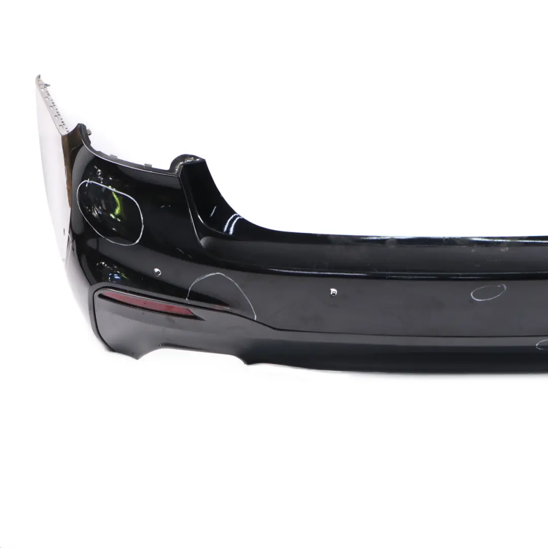 BMW G30 Rear Bumper Panel M Sport PDC Covering Black Sapphire Metallic - 475 - SKU 8073725-BS - Part number 8073725