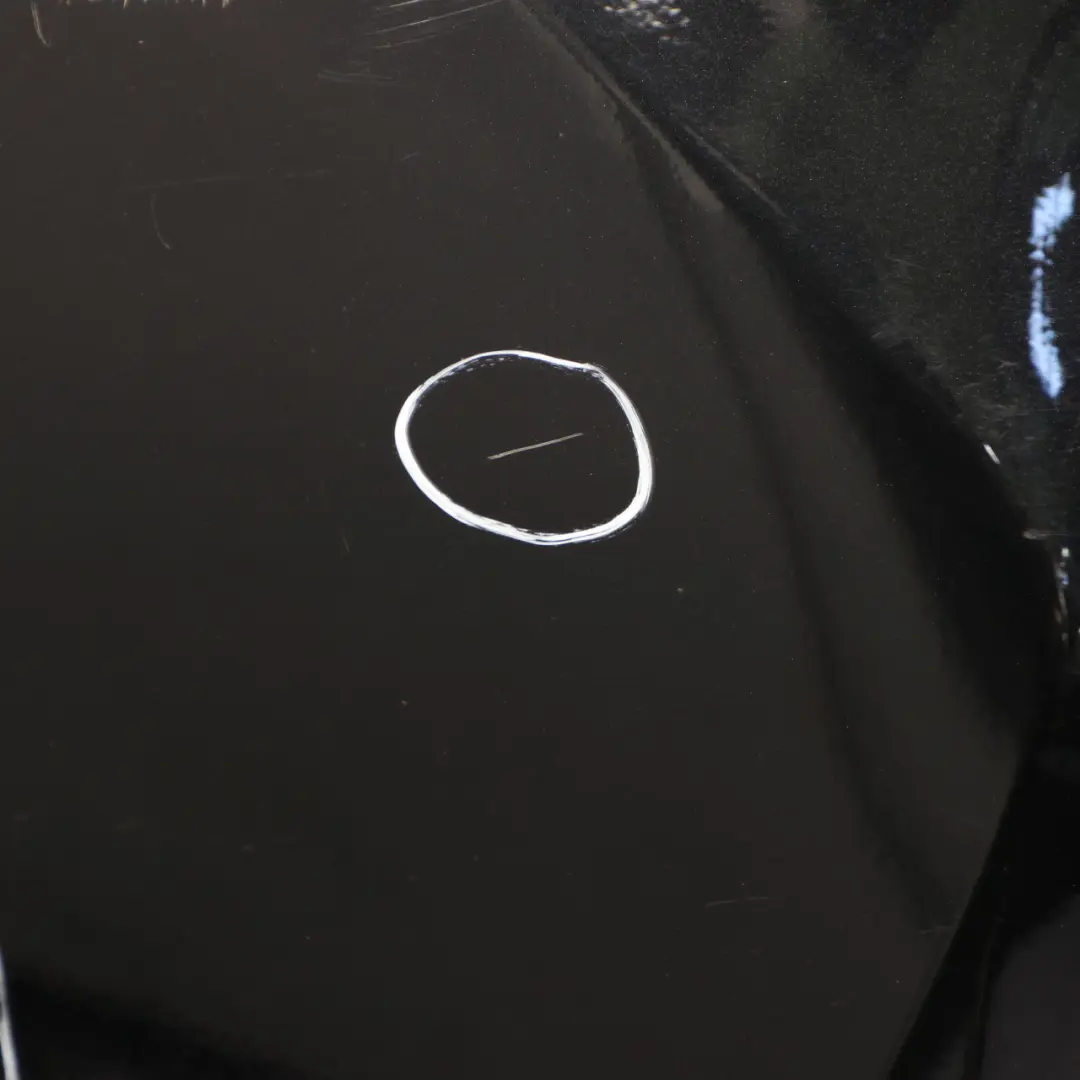 BMW G30 Rear Bumper Panel M Sport PDC Covering Black Sapphire Metallic - 475 - SKU 8073725-BS - Part number 8073725