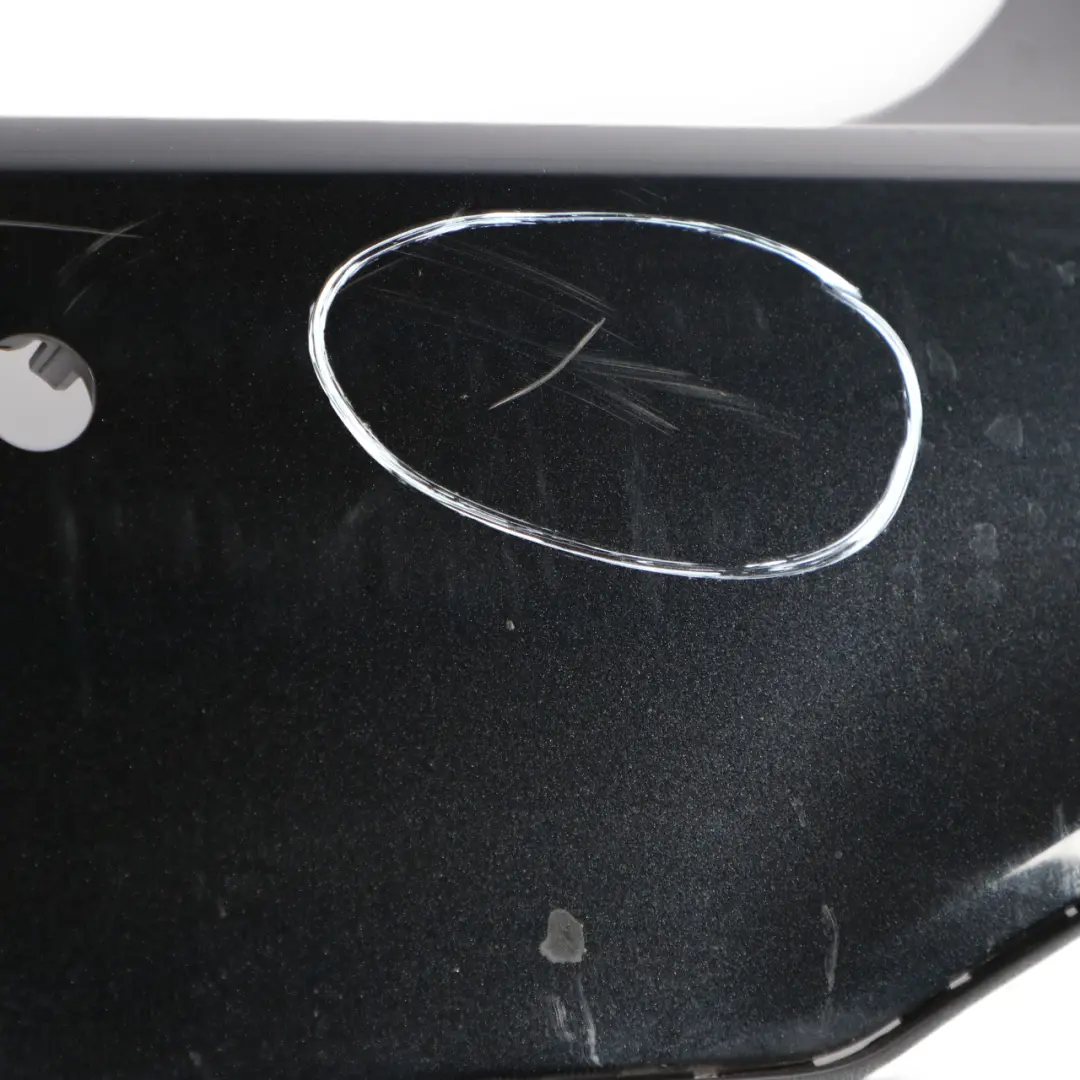 BMW G30 Rear Bumper Panel M Sport PDC Covering Black Sapphire Metallic - 475 - SKU 8073725-BS - Part number 8073725