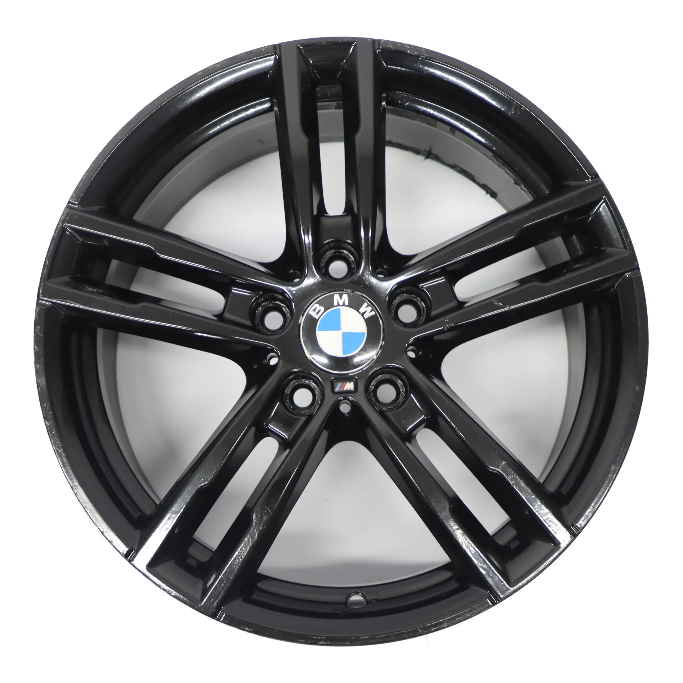 BMW F20 F21 Llanta Aleación Negra Trasera 18" 8J ET:52 M Doble Radio 719 8074186