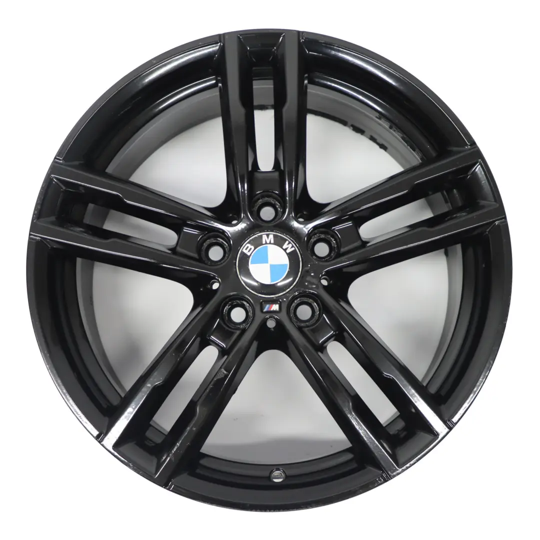 BMW F20 F21 Cerchio lega nera posteriore 18" 8J ET:52 M Doppie razze 719 - SKU 8074186-4 - Numero di parte 8074186