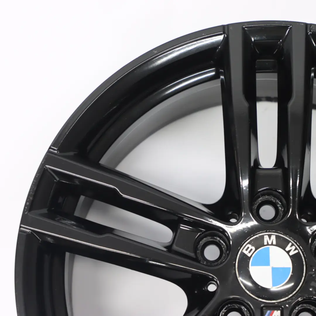BMW F20 F21 Cerchio lega nera posteriore 18" 8J ET:52 M Doppie razze 719 - SKU 8074186-4 - Numero di parte 8074186