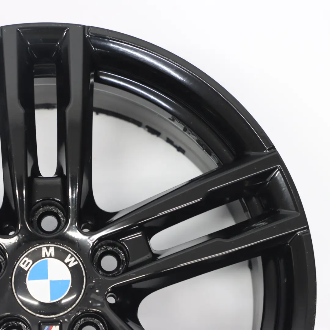 BMW F20 F21 Cerchio lega nera posteriore 18" 8J ET:52 M Doppie razze 719 - SKU 8074186-4 - Numero di parte 8074186