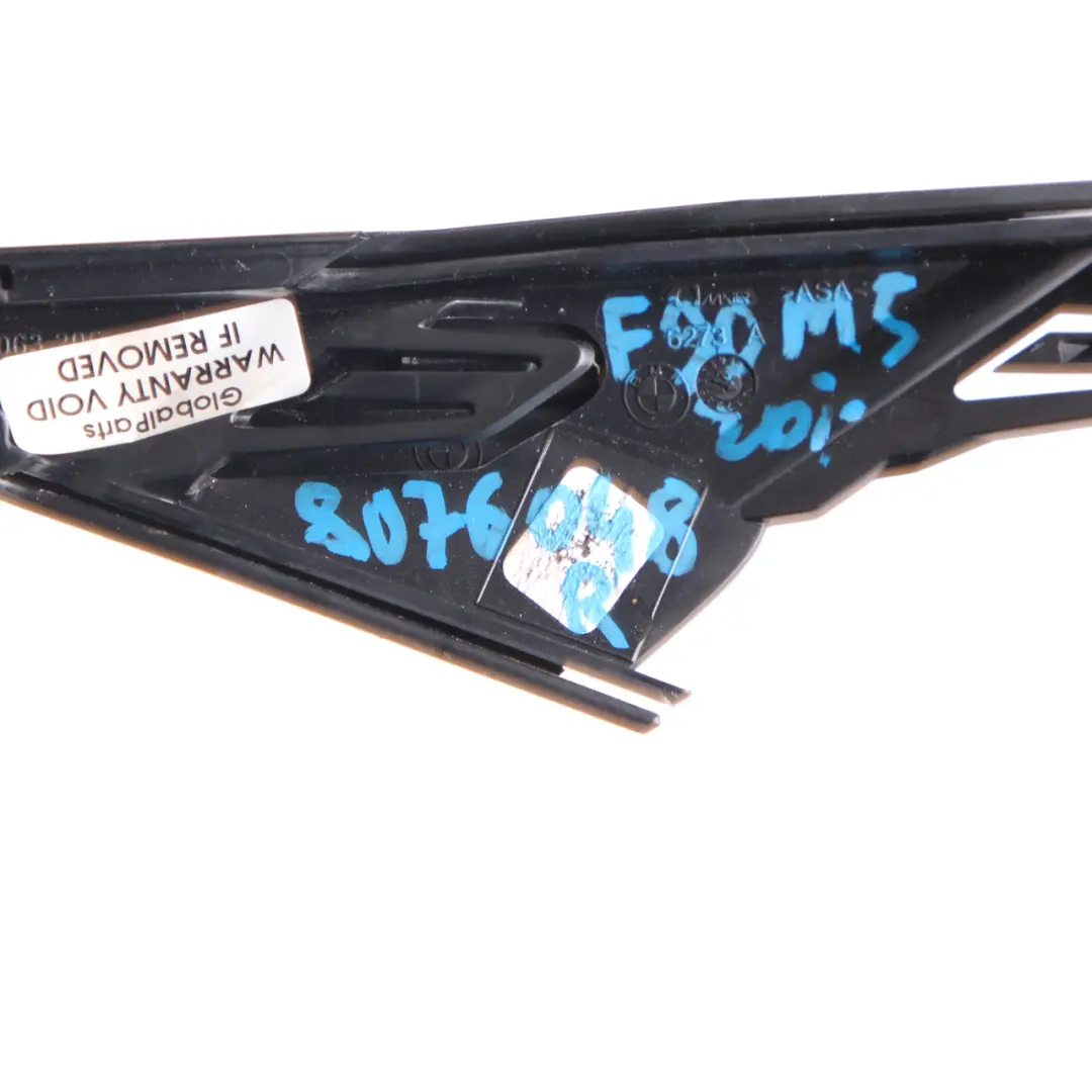 BMW F90 M5 Air Duct Side Panel Front Right O/S Fender Trim High Gloss - SKU 8076048 - Part number 8076048