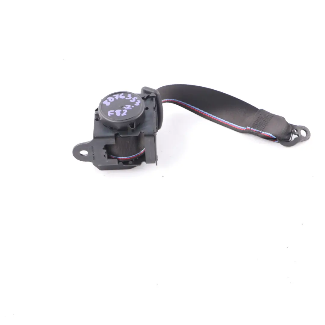  Seatbelt Rear BMW F82 M4 Upper Left N/S Seat Safety Belt Tricoloured - SKU 8076353 - Part number 8076353