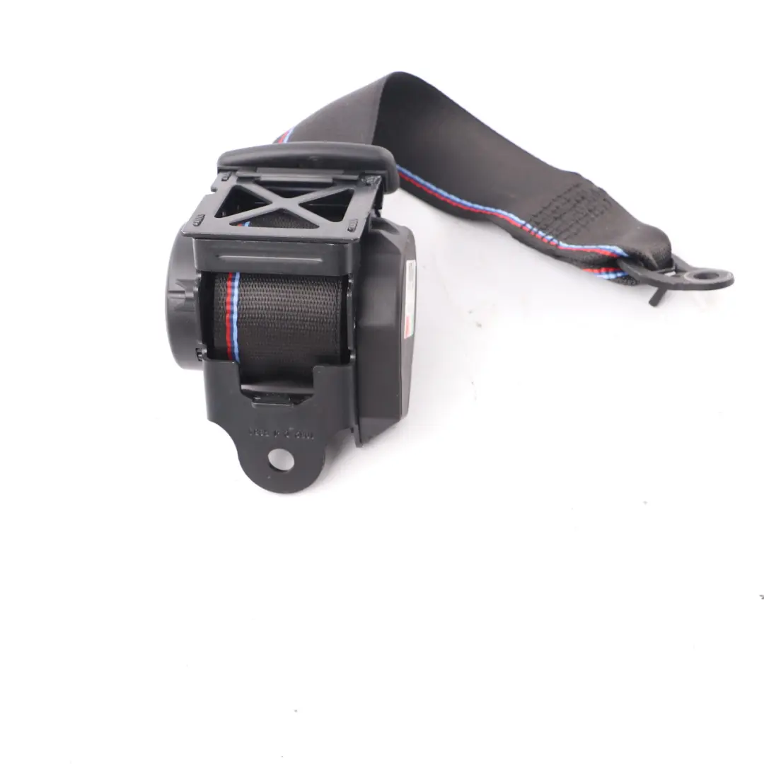 Seatbelt Rear BMW F82 M4 Upper Right O/S Seat Safety Belt Tricoloured to with Part number 8076354 Seatbelt Rear BMW F82 M4 Upper Right O/S Seat Safety Belt Tricoloured - SKU 8076354 - Part number 8076354