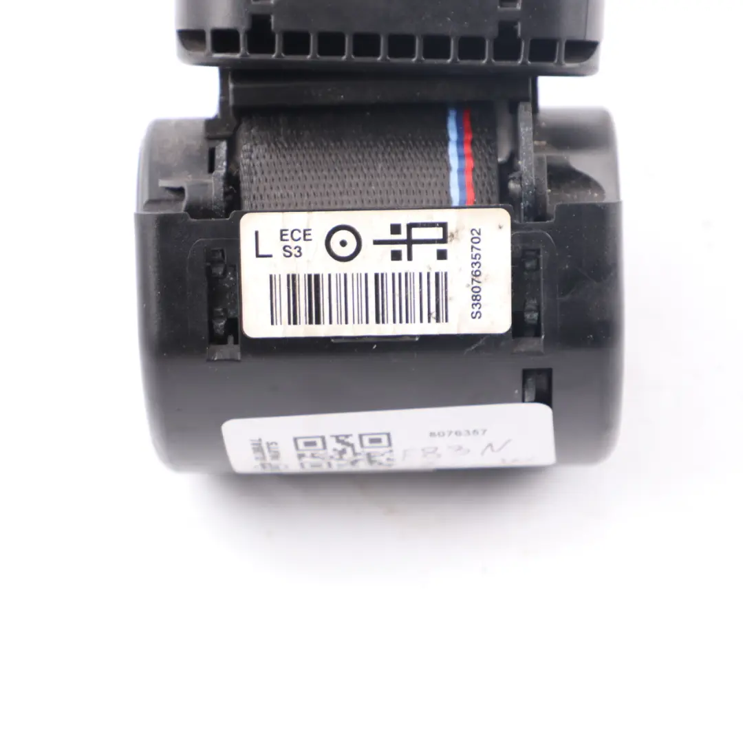 Belt BMW F83 M4 Convertible M Sport Rear Left N/S Upper Safety Belt to Seat with Part number 8076357 Seat Belt BMW F83 M4 Convertible M Sport Rear Left N/S Upper Safety Belt - SKU 8076357 - Part number 8076357
