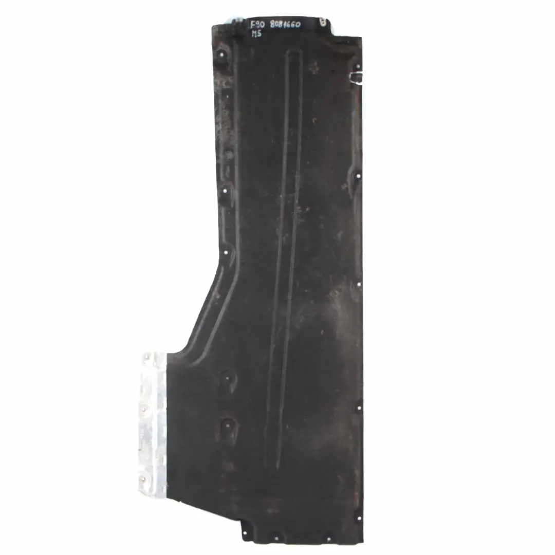 Underbody Cover BMW F90 M5 Right O/S Undertray Guard Shield Panel to with Part number 8081660 Underbody Cover BMW F90 M5 Right O/S Undertray Guard Shield Panel - SKU 8081660 - Part number 8081660