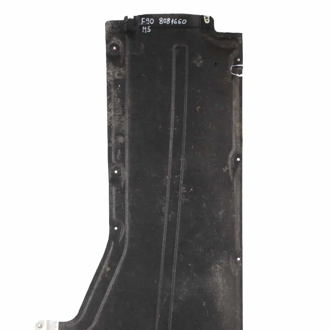 Underbody Cover BMW F90 M5 Right O/S Undertray Guard Shield Panel to with Part number 8081660 Underbody Cover BMW F90 M5 Right O/S Undertray Guard Shield Panel - SKU 8081660 - Part number 8081660