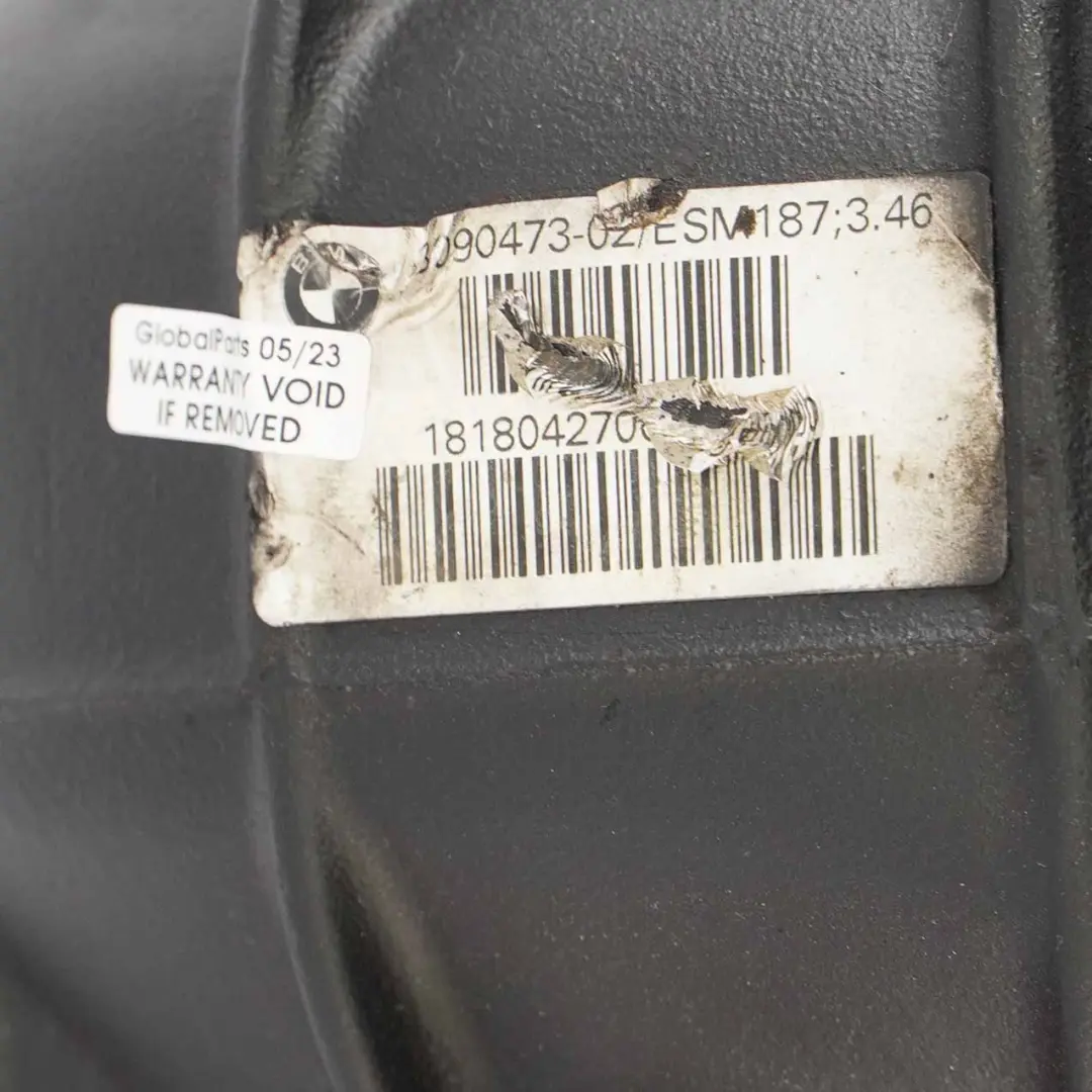 Differential Diff 3,46 Ratio WARRANTY to BMW F80 M3 F82 F83 M4 F87 M2 Rear with Part number 8090473 BMW F80 M3 F82 F83 M4 F87 M2 Rear Differential Diff 3,46 Ratio WARRANTY - SKU 8090473 - Part number 8090473