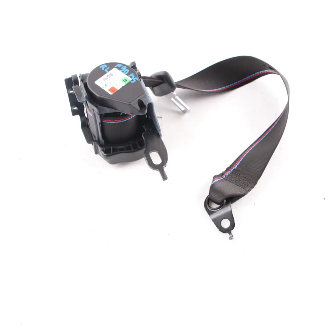 Belt BMW G30 F90 M5 M Sport Rear Left N/S Upper Safety Belt Black to Seat with Part number 8092485 Seat Belt BMW G30 F90 M5 M Sport Rear Left N/S Upper Safety Belt Black - SKU 8092485 - Part number 8092485